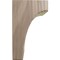 Ekena Millwork 5 1/4"W x 6"D x 10"H Clarksville Bracket, Walnut BKTW05X06X10CVWA - alternate 3